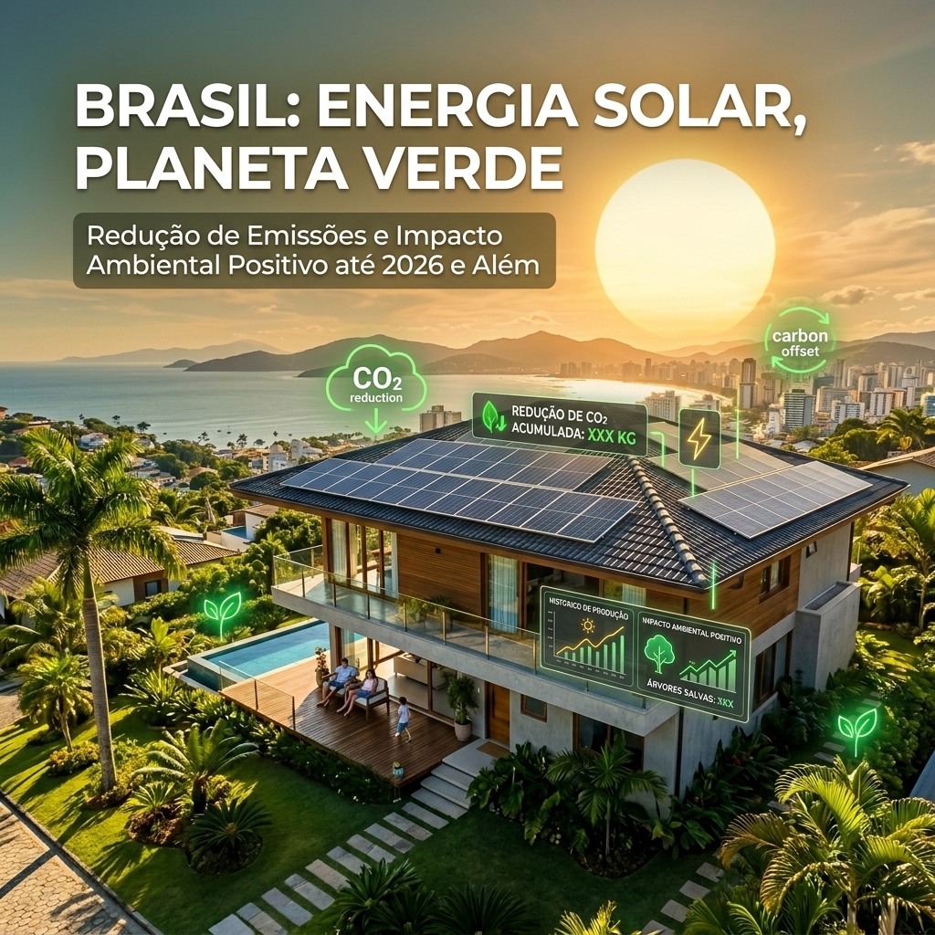 Quanto CO2 a Energia Solar Evita? Os Números Que Vão Te Surpreender